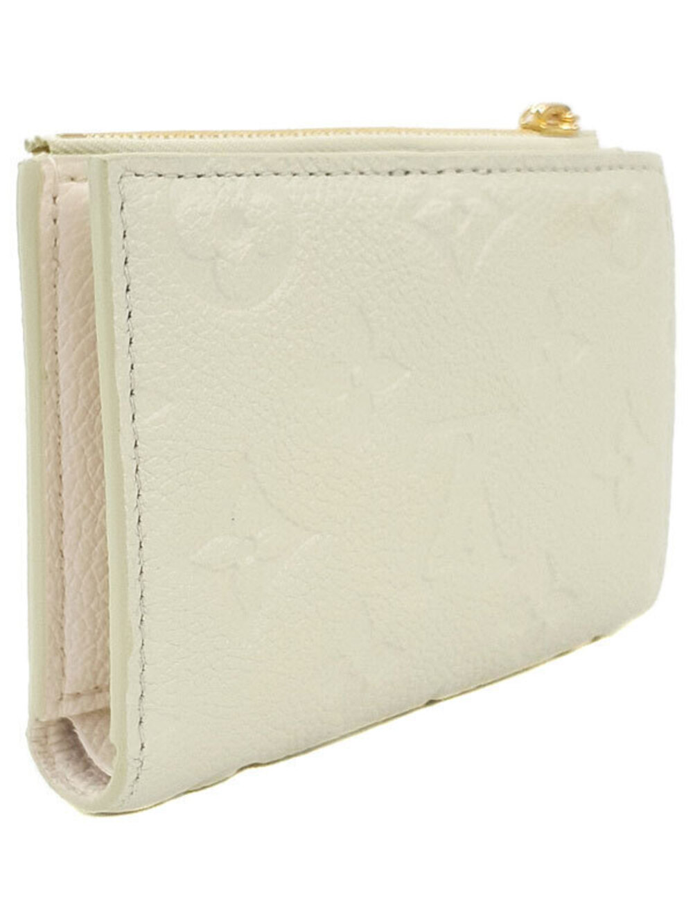 Louis Vuitton Lisa Monogram Empreinte Bi Wallet Short Portefeuille fold Brown